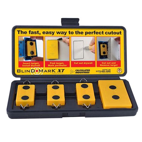 drywall electrical box locating tool kit|blind mark drywall box finder.